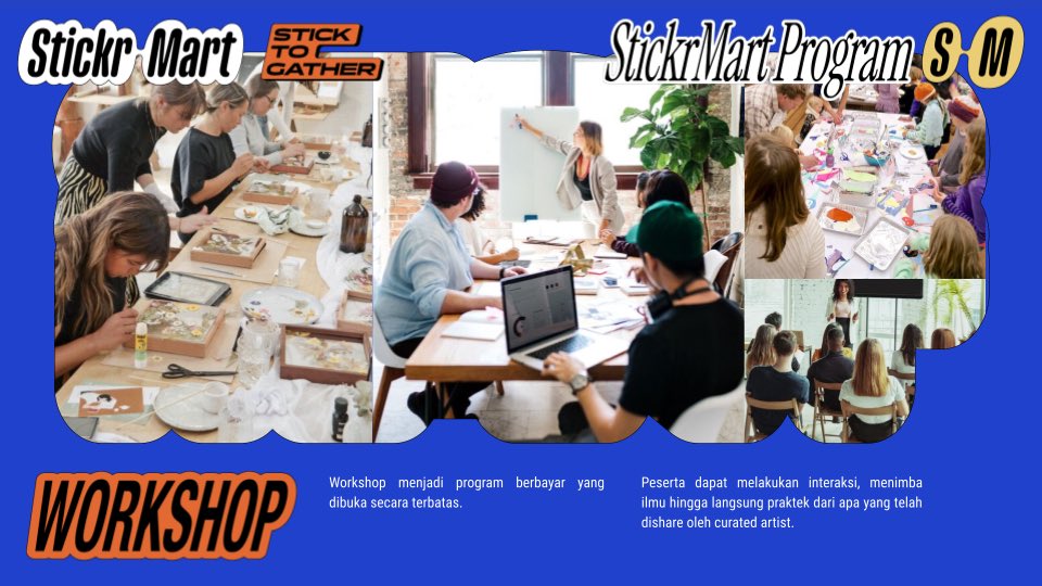 Guysss, ikut Abbie ke Stickr Mart yuuuk!!

Di sini tuh surganya STICKER, loh!
Kalau kamu pecinta sticker, ini tempat yang pas banget buat borong dan koleksi!! ><

Selain bisa puas hunting sticker keren, kita juga bisa seru-seruan bareng artist-artist lainnya lewat program Artist