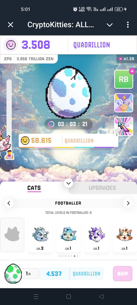 rajunath1000's tweet photo. @valeksky @CryptoKitties Hi can you help me how can i grow up my level quicker. https://t.co/qiL3e9KRwP