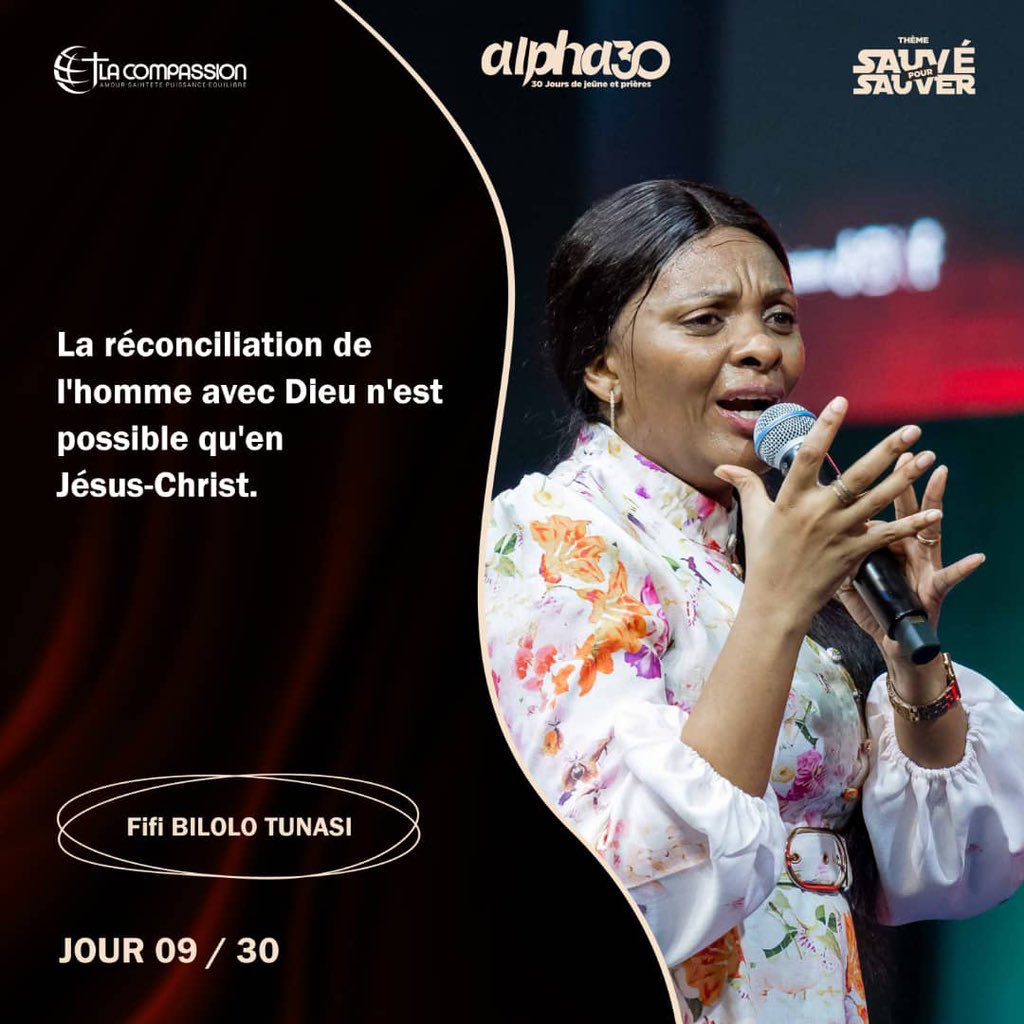 CompassionCrefm's tweet photo. #flashback | Alpha30 2025 - Jour 9 | Pasteure Fifi BILOLO

1/3

#citations #Alpha30 #Pastfifibilolo #kinshasa #jésus https://t.co/WGudacgy3r