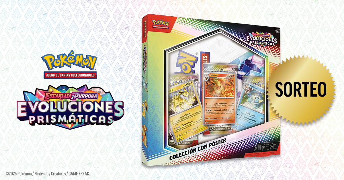 ¿Hay un Pokemon más adorable que Eevee? ¡Yo creo que no! 💖

Además sus Eevelutions son absolutamente increíbles, desde el esponjoso Flareon 🔥 hasta el enigmático Umbreon 🌕. ¿Quieres hacerte con esta caja de "Pokemon TCG Evoluciones Prismáticas? ¡Toma nota! (esta viene con un