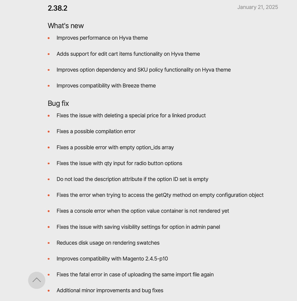 🎉 Big update alert! 🎉

Our APO team has been quiet... and now we know why! They've dropped a massive update for Advanced Product Options (APO) for #Magento2:

🚀 <a href="/hyva_io/">Hyvä 🟢🟢🟢🟢</a>  performance boost
✨ Tons of fixes &amp; enhancements
⚡️ Smoother, faster, better

mageworx.com/magento-2-adva…