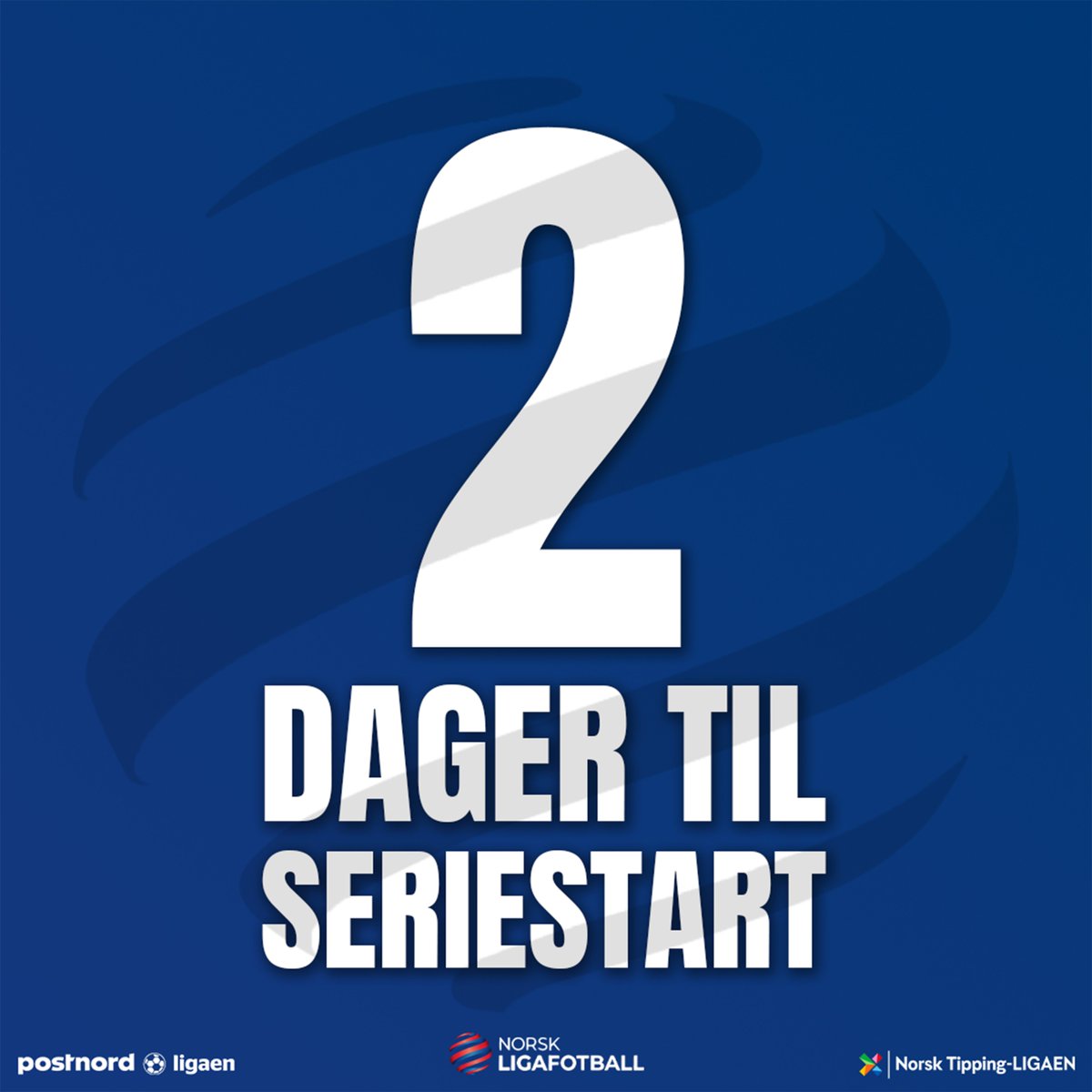 Bare 2 dager igjen til seriestart i PostNord-ligaen og Norsk Tipping-ligaen! 🥳