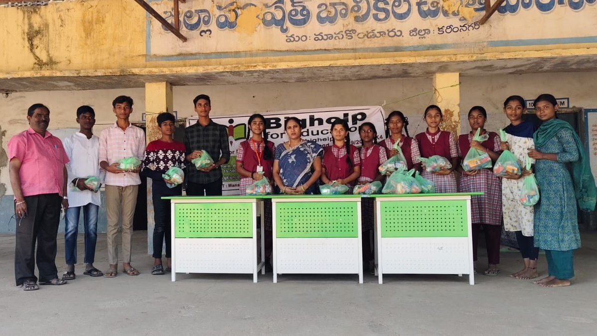 bighelp's tweet image. #Bighelp For #Education Presented the Stationary Items tothe students at Z.P.high  School, Manakondur vill &amp;amp; Mdl, Karimnagar Dist of TS on 10th January 2025 as part of the #Sponsor-A-Child program.
More details
Our Website: bighelp.org