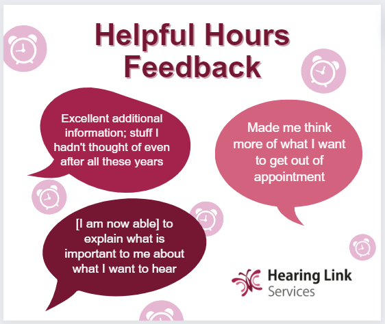 BOOK NOW for our FREE ‘How to get the most from your audiology appointment’ Helpful Hour online session on Thursday 30th January.

It’s easy to join, no technical knowledge required.

Book your FREE place here:

hearinglink.org/services/helpf…

#hearingloss