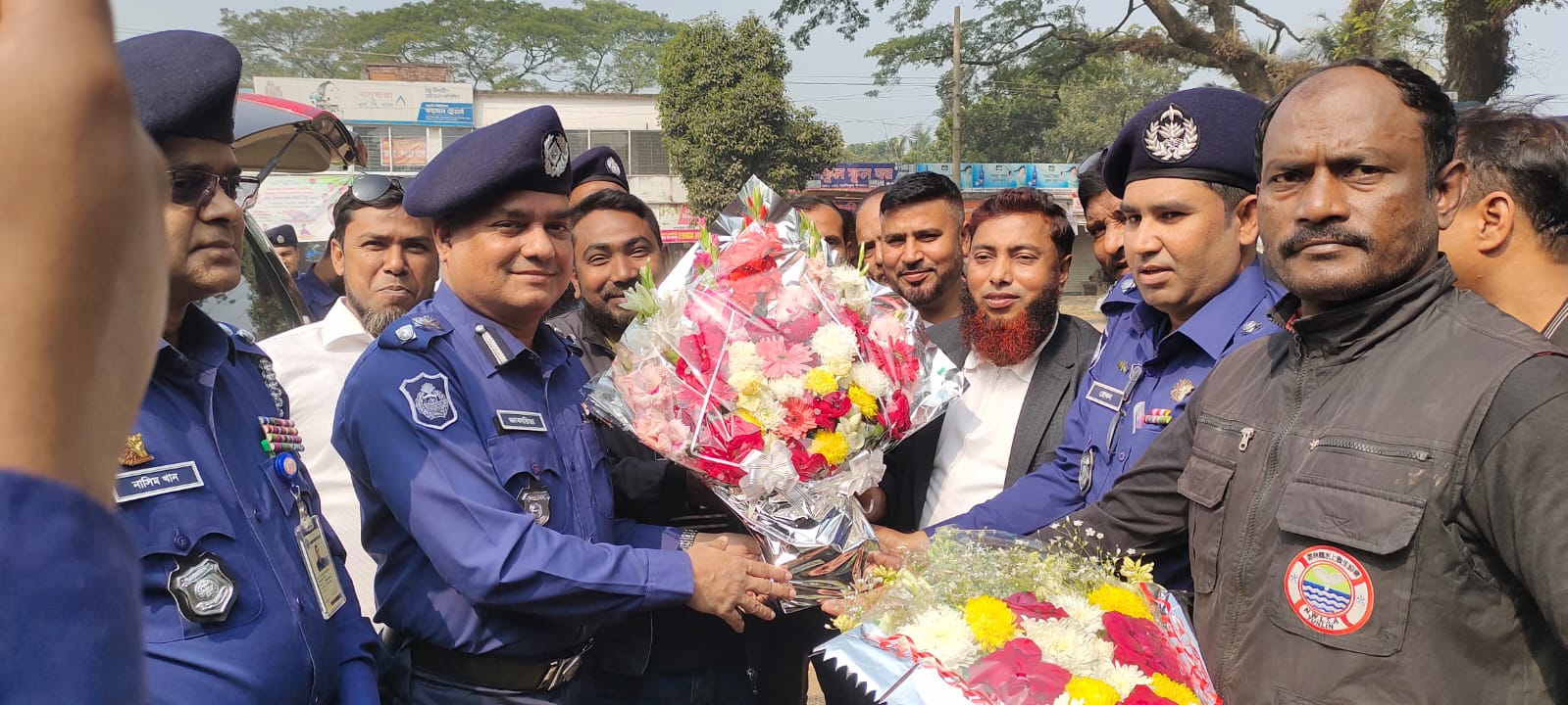 ফুলরাজ্যে হাইওয়ে পুলিশের ডিআইজি জাকারিয়ার মতবিনিময় সভা