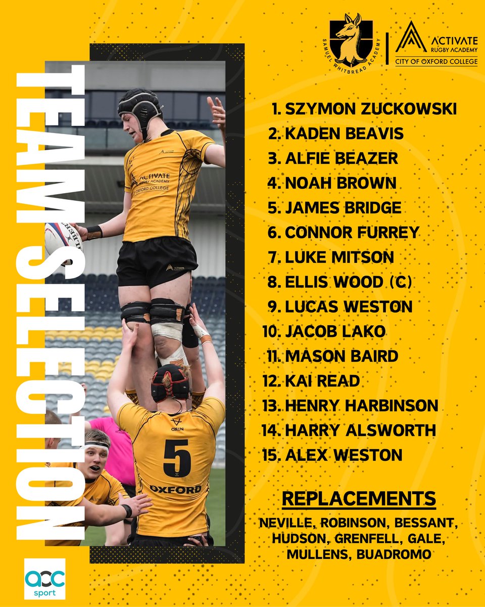Game 2️⃣ of 2025 has us on the road 🛣️ 

🆚 Samuel Whitbread Academy 
🕝 14:30
🏆 AOC Sport Premier League 

#UTA