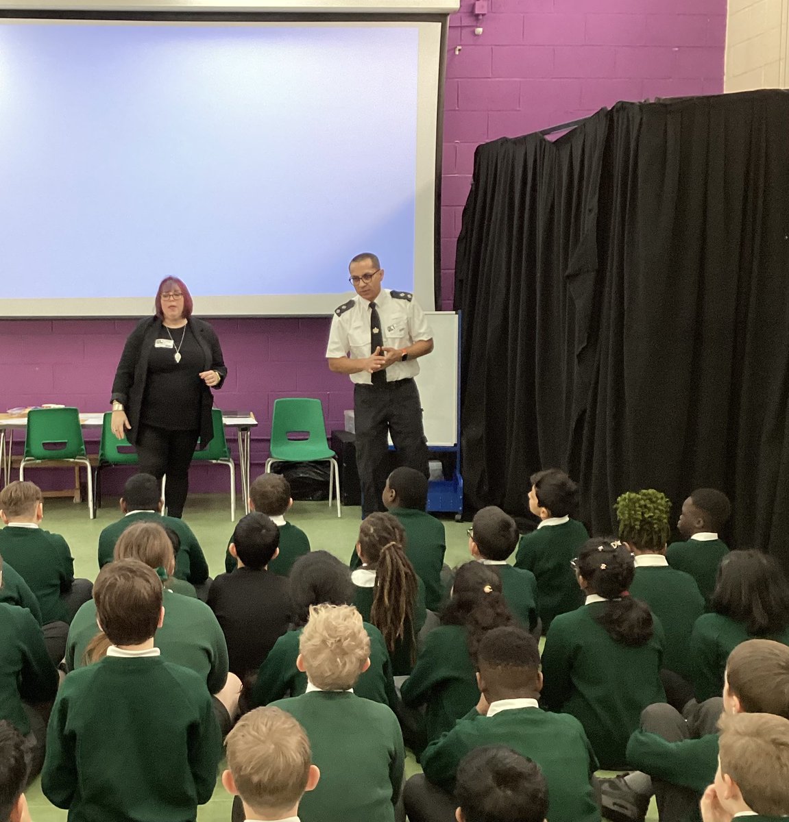 We are learning so much this morning in a hate crime workshop. Thank you so much <a href="/MerseyPolice/">Merseyside Police</a> for such an informative and engaging morning in line with our school values of truth, fairness, justice and joy. <a href="/StMargarets_/">St Margaret's Anfield CE Primary</a>