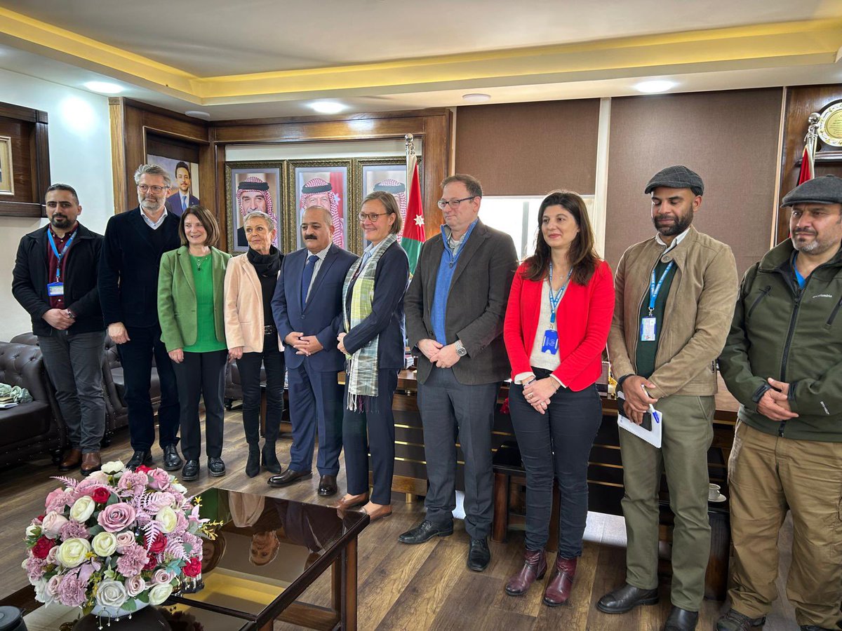 We are grateful for the Nordic trip with <a href="/UNHCRJordan/">UNHCR Jordan</a> to #Irbid yesterday, where we met with Irbid Governor, visited Syrian refugees and discussed their situation with them. #UNHCR