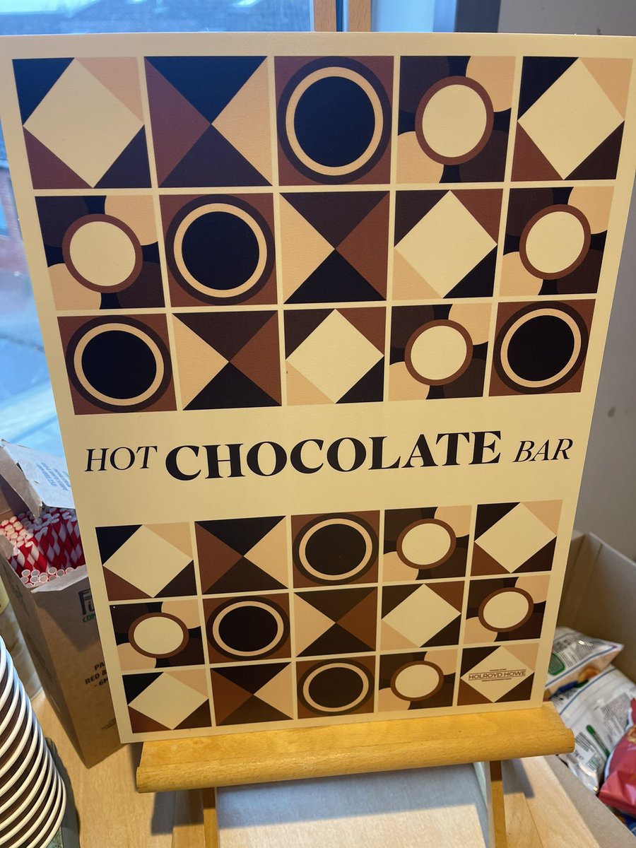 HoweHolroyd's tweet image. It’s cold outside so hot chocolate bar in our tuck &amp;amp; cafe for the students. Very popular and delicious ☕️
@Milen42931651 @melrahaman @MaryMar89923871 @JohnLyonHarrow