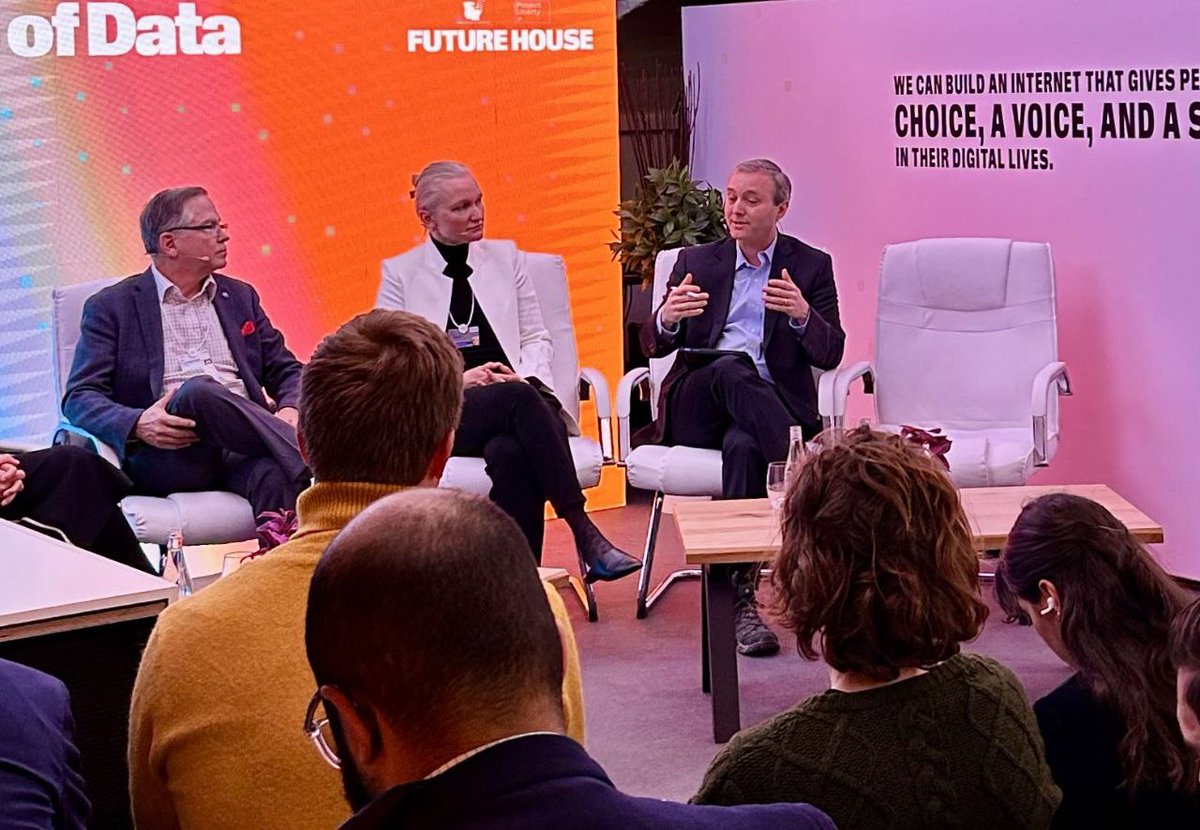 Apostrophy AG (@apostrophyos) on Twitter photo 'In a world where control is in the hands of a few, how can we create a system that prioritizes data agency and serves the public good?' <a href="/TomicahTD/">Tomicah Tillemann 🗽</a> chairs a panel for <a href="/pro_jectliberty/">Project Liberty</a> to explore data ownership and innovation within ethical frameworks.
#Davos #EthicalTech #davos25 'In a world where control is in the hands of a few, how can we create a system that prioritizes data agency and serves the public good?' <a href="/TomicahTD/">Tomicah Tillemann 🗽</a> chairs a panel for <a href="/pro_jectliberty/">Project Liberty</a> to explore data ownership and innovation within ethical frameworks.
#Davos #EthicalTech #davos25