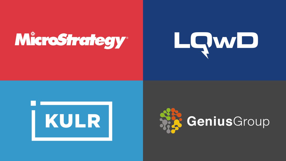 THIS WEEK in #Bitcoin treasury adoption: @MicroStrategy: Purchased 11,000  BTC, total holdings: 461,000 BTC @GeniusGroupLtd_: Purchased 48 BTC, total  holdings: 420 BTC @KULRTech: Purchased 79.39 BTC, total holdings: 510 BTC  @LQWDTech: Purchased 4 BTC ...