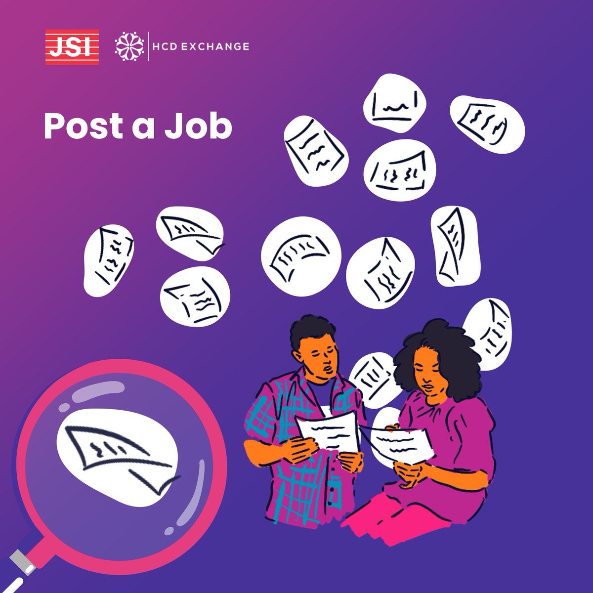 Calling all #HCD and #PublicHealth recruiters! Publish your design-related jobs on the HCDExchange Jobs Board to make them accessible to a targeted group of local designers in Africa and Asia.

The HCDExchange career portal aims to make the search for local talent, jobs, and