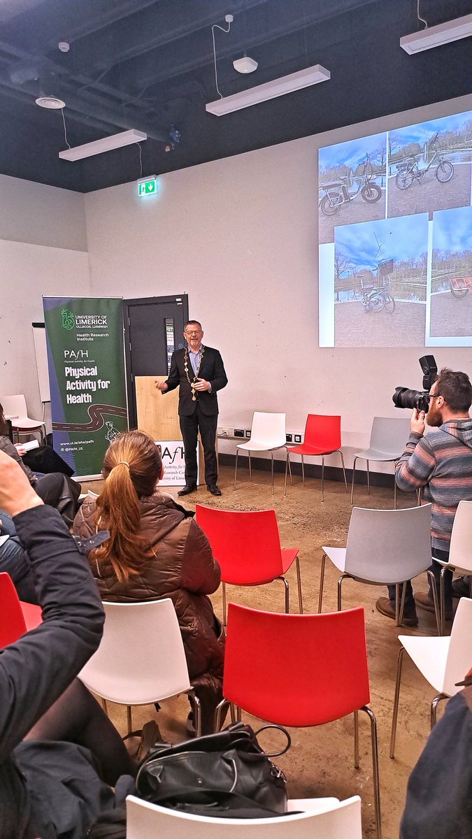 Today, we proudly launch the Inclusive Sustainable Cycling 2 research project! We’re truly honored to have the Mayor of Limerick <a href="/moranjohna1/">John Moran, Mayor of Limerick</a> here, lending his support to our project <a href="/ISCycle_ie/">ISCycle</a>