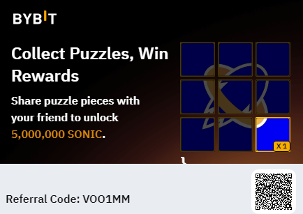 Your friend has shared a puzzle piece with you to help unlock 5000000 SONIC. Come claim it now! Please click here:  bybit.com/en/trade/spot/…