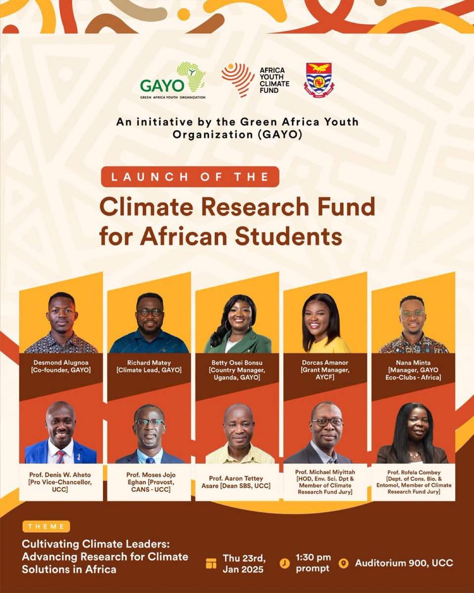 Desmond Alugnoa (@desmond_alugnoa) on Twitter photo One limitation for African students has been the lack of resources to carry out meaningful research to provide solutions to pressing issues in the continent. I will be in <a href="/UCCGH_Official/">University of Cape Coast (UCC)</a> to launch our newest fund for African students. One limitation for African students has been the lack of resources to carry out meaningful research to provide solutions to pressing issues in the continent. I will be in <a href="/UCCGH_Official/">University of Cape Coast (UCC)</a> to launch our newest fund for African students.