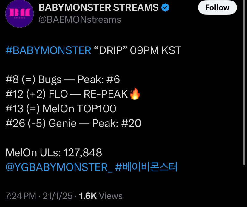 meanwhile baemon:

girl stop worrying about baemon and stream your flop faves