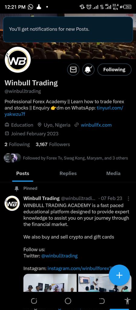 Naaammy's tweet photo. @forexblog9ja @winbulltrading @michaelbanksfx @Simply_Ahlah 
@PandPearls 
@MAR_V_3L https://t.co/9ITAKVWQH3
