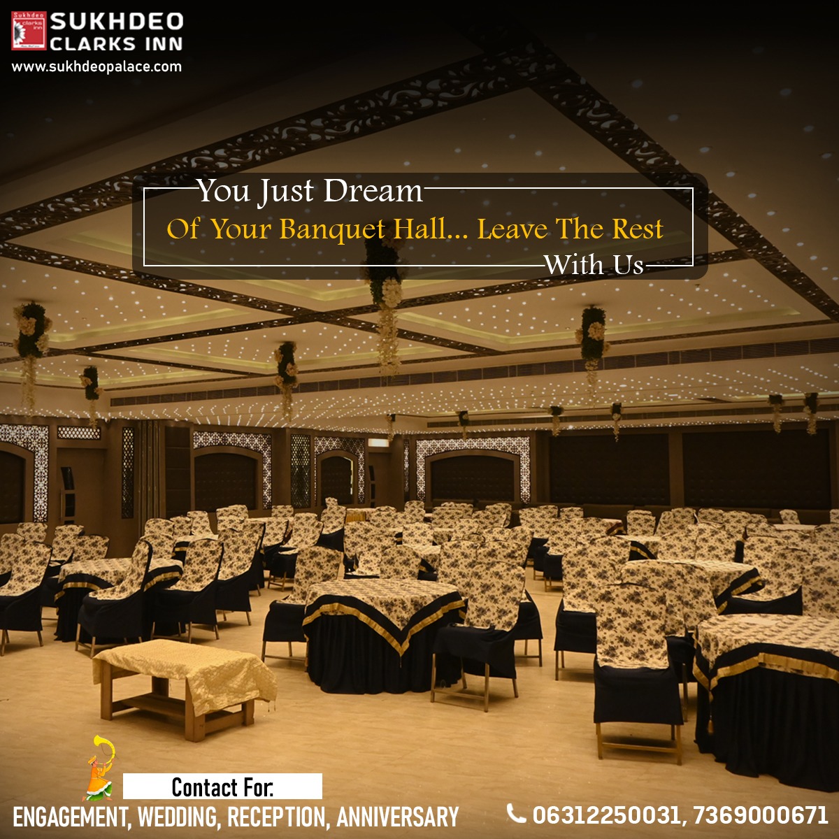 InnSukhdeo's tweet photo. Your dream celebration, our perfect execution!

📞 7369000671, 06312250031
🌐https://t.co/1Fk5WewQZG

#SukhdeoClarksInn #GayaEvents #DreamBanquets #CelebrateInStyle #EnchantingCelebrations #vacations #travel #tourism #greatfacilities #gayacity #Bihar https://t.co/PUTnLPli5v