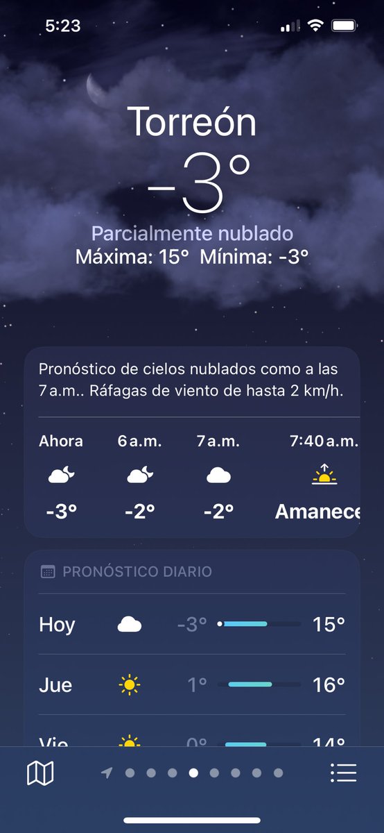 luiciloza's tweet photo. Así la temperatura en #Lalaguna https://t.co/lC4FYFyTju