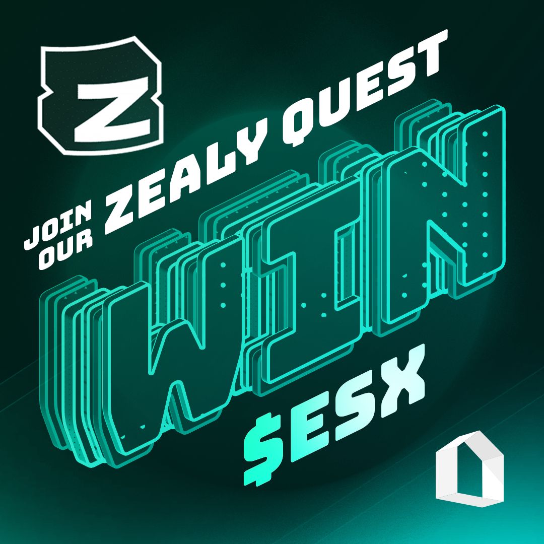 🤑 Wanna win $ESX? 

Join our Zealy quest👇🏻

estatex.eu/win

This may be your last chance to get $ESX before we launch. 

Don't tell your friends! 🤫