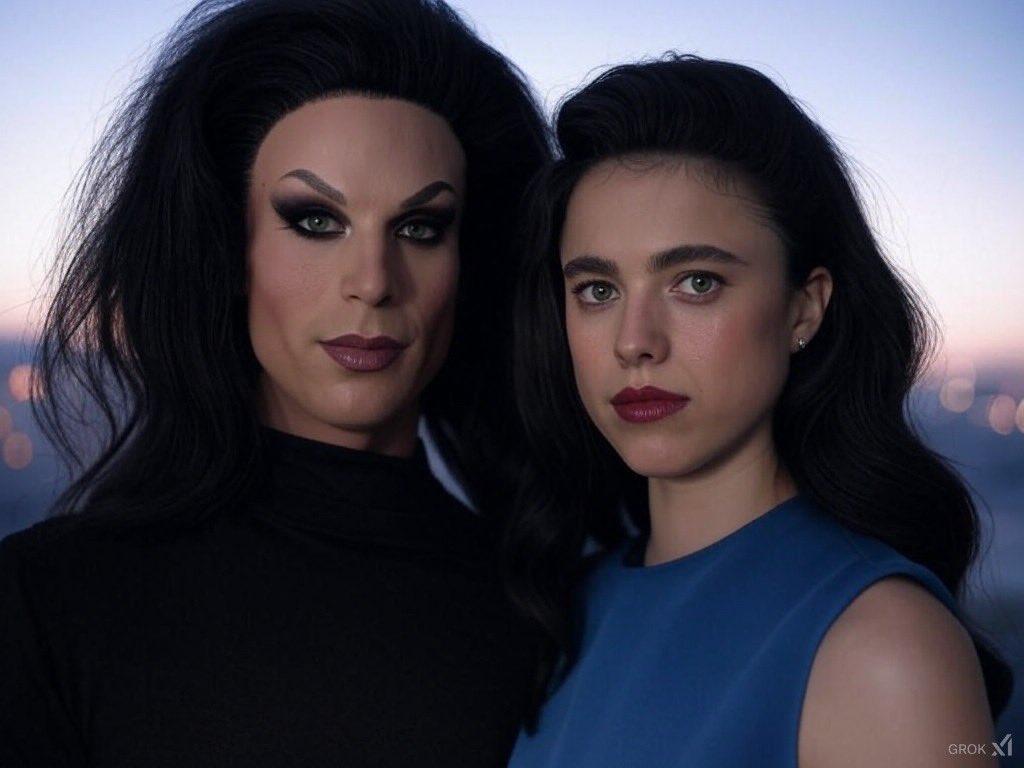 rubyduhhh's tweet photo. @blizzy_mcguire @katya_zamo Kayta in a black wig? The substances to be recalled and rereleased replacing Demi Moore with season 7 drag queen? 

Huge if true! https://t.co/FPxhkmkDFx
