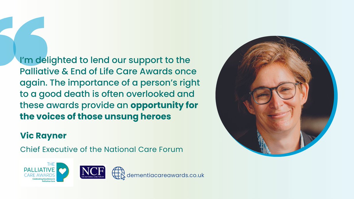 Palliative & End of Life Care Awards (@pall_awards) on Twitter photo The Palliative Care Awards, supported by the National Care Forum (NCF)π, celebrating exceptional contributions to palliative care.
<a href="/NCFCareForum/">National Care Forum</a>
Nominations closing soon! Nominate here π bit.ly/4aUah9N β¨ π The Palliative Care Awards, supported by the National Care Forum (NCF)π, celebrating exceptional contributions to palliative care.
<a href="/NCFCareForum/">National Care Forum</a>
Nominations closing soon! Nominate here π bit.ly/4aUah9N β¨ π