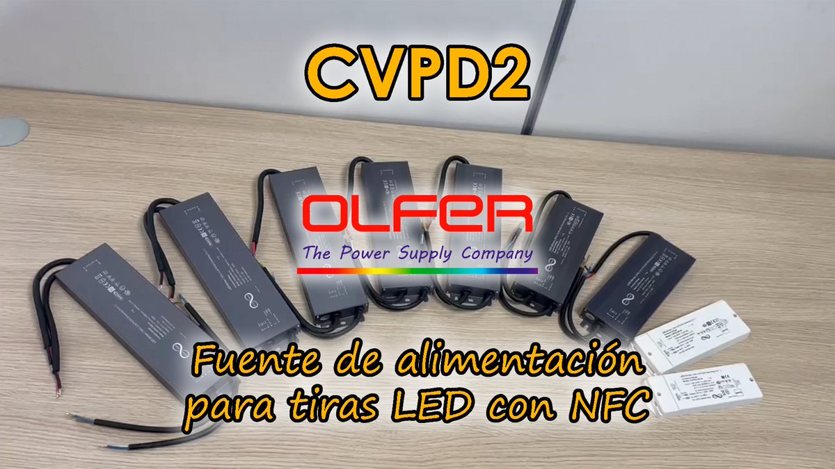 _OLFER's tweet image. La serie CVPD2 son unas fuentes de alimentación para tiras LED en tensión constante, regulables por DALI-2 y pulsador y que además son programables mediante #NFC.

➡ youtu.be/ijMO-dAAQMk

#electronica #electronicaolfer #olfer #fuentedealimentacion #leddriver #tirasled