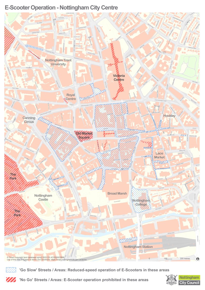 1,300 e-scooters to hit Nottingham streets this Spring after new deal approved

The e-scooters can be used on roads, cycle lanes, carriageways, and other areas where cycling is permitted, but not on pavements.

Nottingham City Council has announced the re-launch of e-scooters