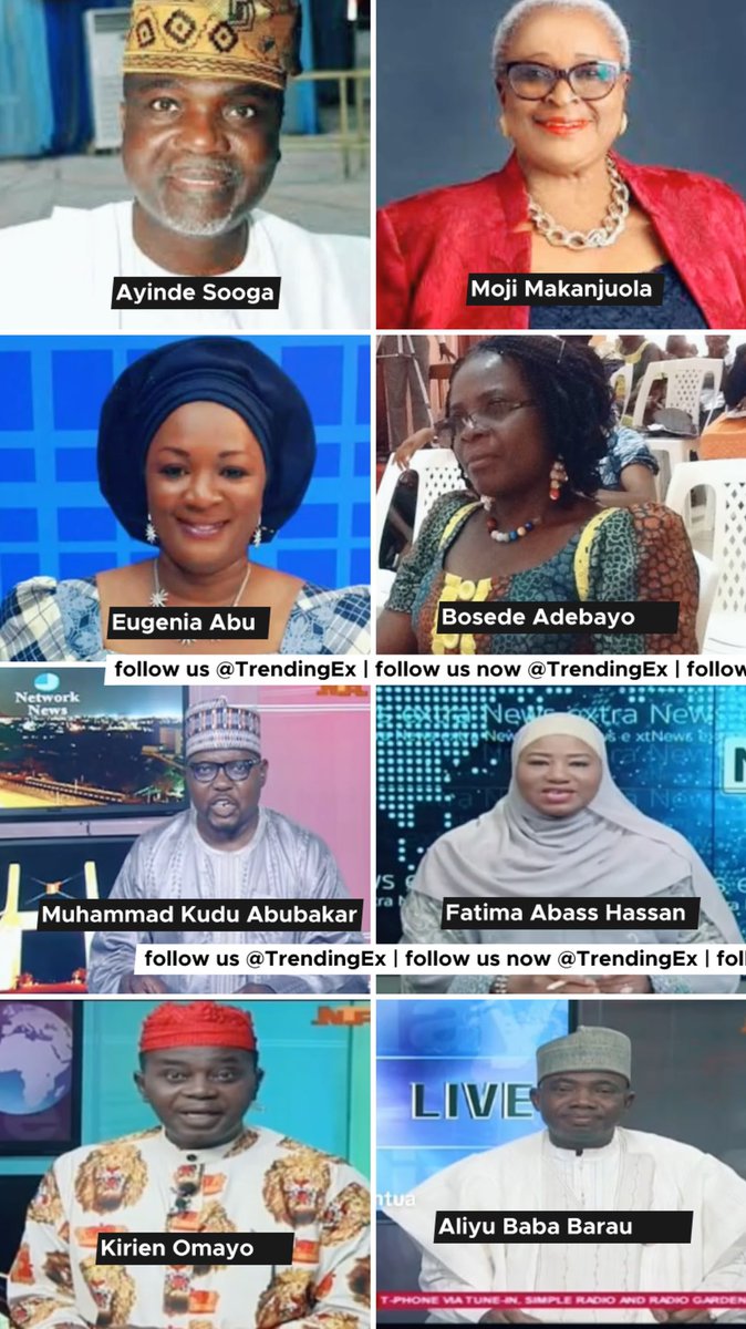 TrendingEx's tweet photo. Cyril Stober is trending because the Nigerian News Broadcasting Icon, will be the next guest on Chude’s podcast.

Cyril Stober, popular for this unique dressing was the anchor of NTA news @ 9, NTA Primetime news, Weekend File, Tuesday Live and other programs for more than 30yrs.

In 2015, he retired, but came back out of retirement and retired in 2019. Came back out, again for passion. 

He still works with NTA as a producer, - this isn’t fully authenticated.

After a failed first marriage to ex-broadcaster also with the NTA, Efun Merriman-Johnson, in 2018 he found love again with another colleague Elizabeth Banu.

The name Cyril Stober is a Sierra Leonean nam. 

Due to his strong commutation skills, he started broadcasting in Minna, then NTA Minna, from where he landed the NTA News @ 9 role and moved to Abuja. And the rest, is a fairytale story.

Nigerian are anticipating the podcast, mostly to hear about how he married two colleagues. Chude didn’t specify when it will be released.

“Good evening I am Cyril Stober, and this is NTA news.”

Fraud Proof Estate Vending -  @VendrNg — https://t.co/rojb7ZYn8A | iOS, Android, Web •