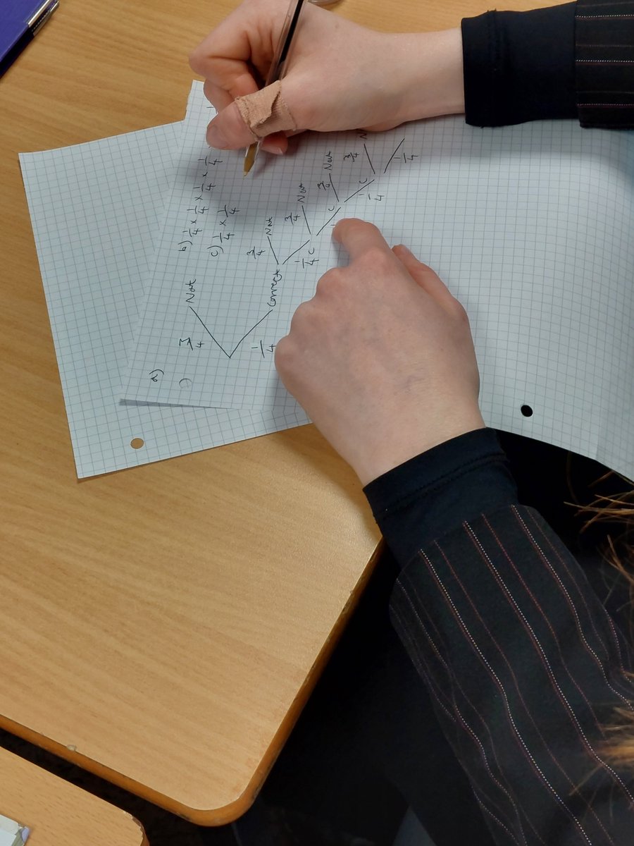 #CCSFYear13 looked at the Maths of <a href="/BBCOne/">BBC One</a> The Traitors in their #CCMaths lesson yesterday, working out the probability of how to win a mission. Luckily there was no water bombs or manure for them to contend with (unlike in the real task!) #CCProblemSolvers #CCAchieve