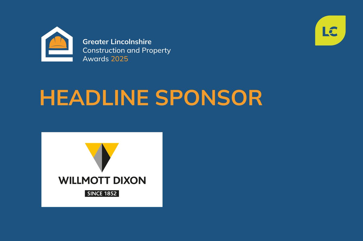 Lincolnshire Chamber (@lincscham) on Twitter photo Meet Our Headline Sponsor for the Lincolnshire Construction & Property Awards!
We are thrilled to announce that <a href="/WillmottDixon/">Willmott Dixon</a> is our Headline Sponsor for this year’s Lincolnshire Construction & Property Awards!
#LCPA Meet Our Headline Sponsor for the Lincolnshire Construction & Property Awards!
We are thrilled to announce that <a href="/WillmottDixon/">Willmott Dixon</a> is our Headline Sponsor for this year’s Lincolnshire Construction & Property Awards!
#LCPA