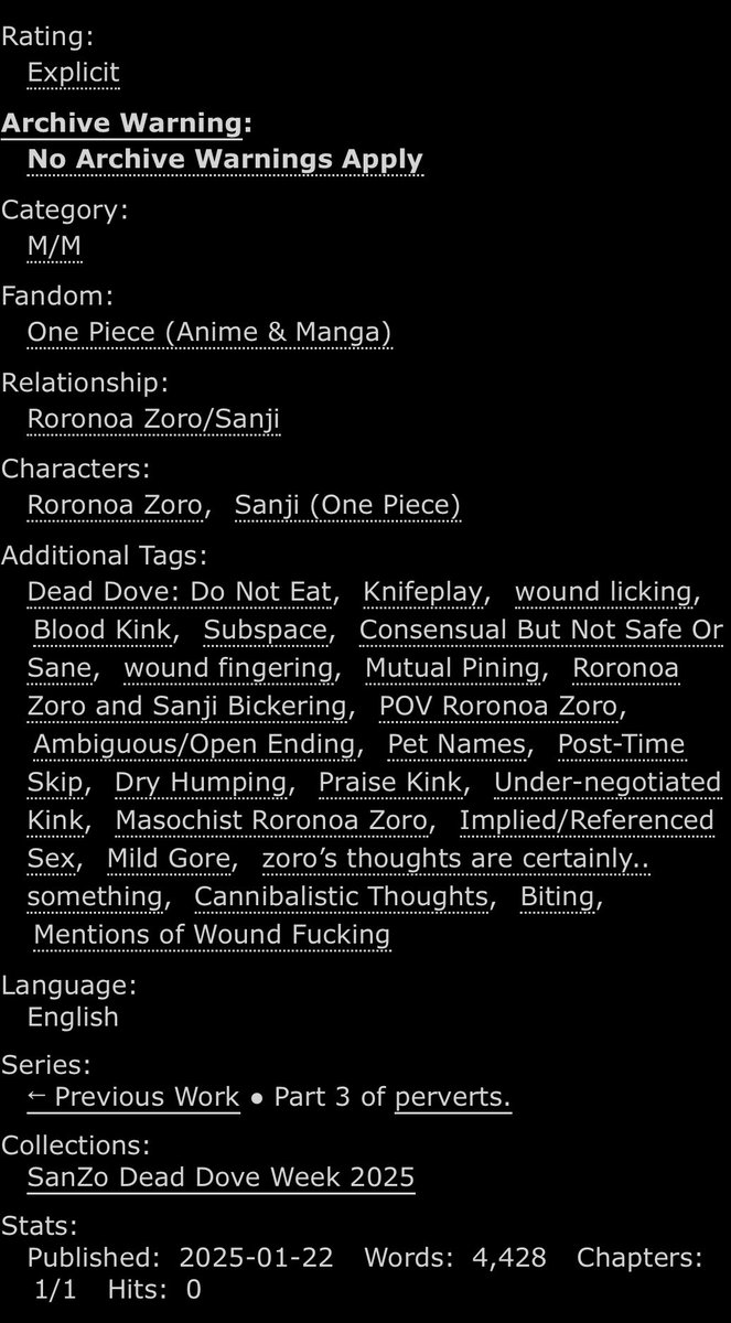 blooodmadness's tweet photo. 🔪 curiosity.  

— explicit; 4.4K words
— day 3 of #SanzoDeadDoveWeek2025  @sanzoDDweek 
#sanzo 

🔗 bellow https://t.co/nXEt0YMY8X