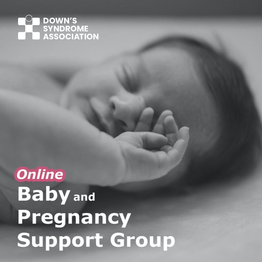 🧵1/2 
If your baby is up to 18 months of age, or you're expectant parents looking forward to welcoming your new baby, we'd love to invite you to our online Baby &amp; Pregnancy Support group: downs-syndrome.org.uk/our-work/servi…