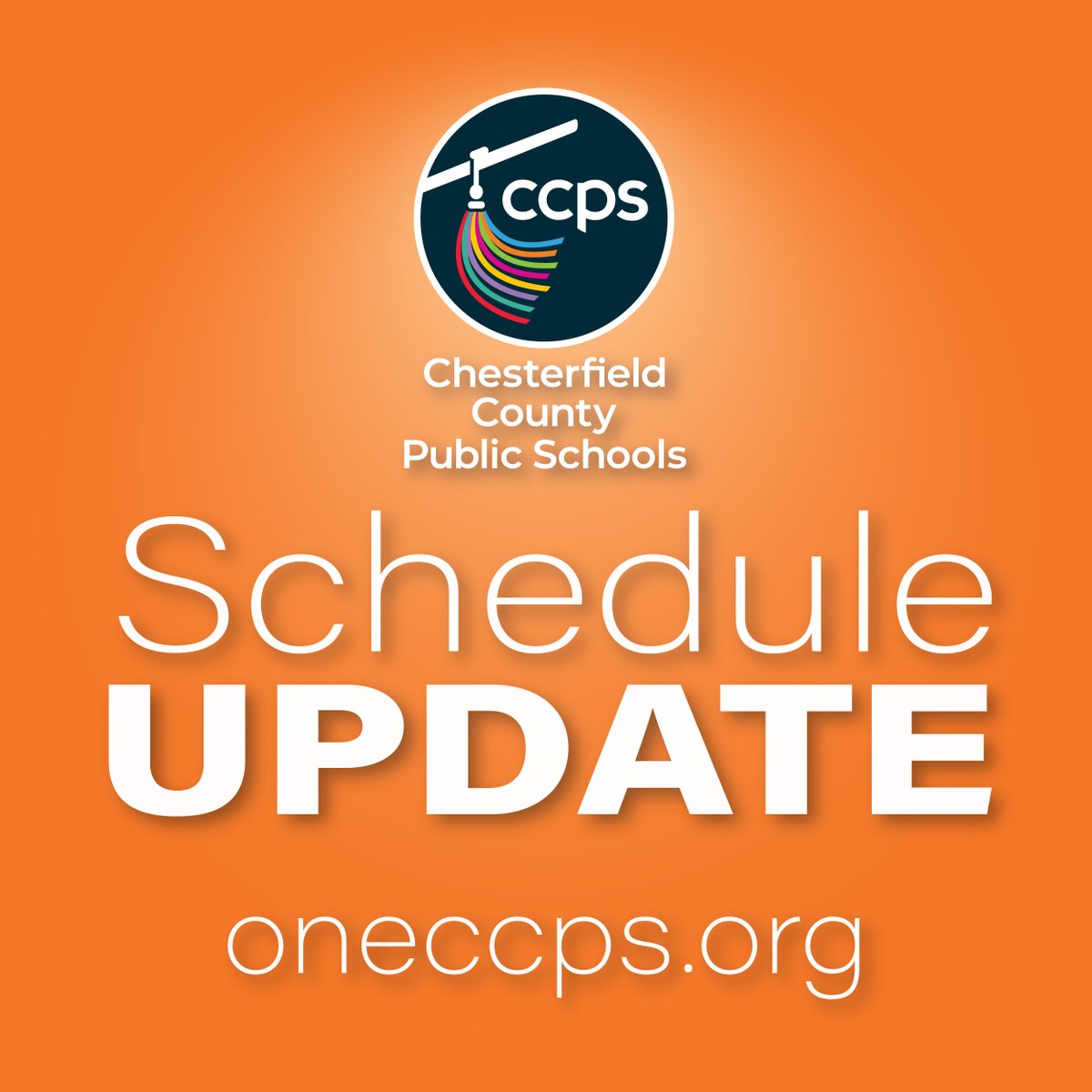 Due to road conditions particularly in the southern part of the county, Chesterfield County schools will be closed on Wednesday, Jan. 22. 

12-month staff should report at 10 a.m. Per School Board Policy 2160-R, liberal leave options will be in place.