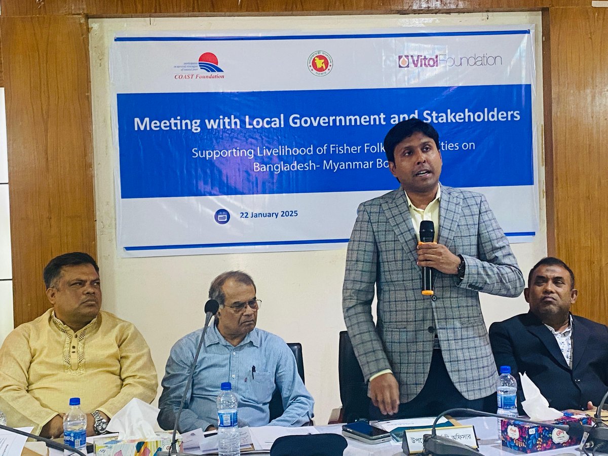 Pintu_BiswasBD's tweet photo. Meeting and Workshop with local government is held today at Teknaf Upazila. The chief guest of the meeting was Seikh Ehasan Uddin, Upazila Nirbahi Officer and presided by Rezaul Karim Chowdhury, Executive Director, COAST Foundation.
@CoastFoundation @shohag_shahin @IqbalUddin https://t.co/11hrOjHupr