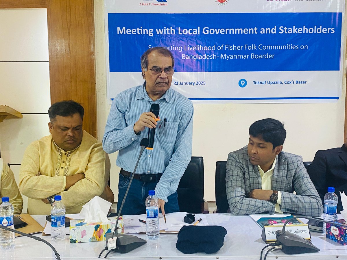 Pintu_BiswasBD's tweet photo. Meeting and Workshop with local government is held today at Teknaf Upazila. The chief guest of the meeting was Seikh Ehasan Uddin, Upazila Nirbahi Officer and presided by Rezaul Karim Chowdhury, Executive Director, COAST Foundation.
@CoastFoundation @shohag_shahin @IqbalUddin https://t.co/11hrOjHupr