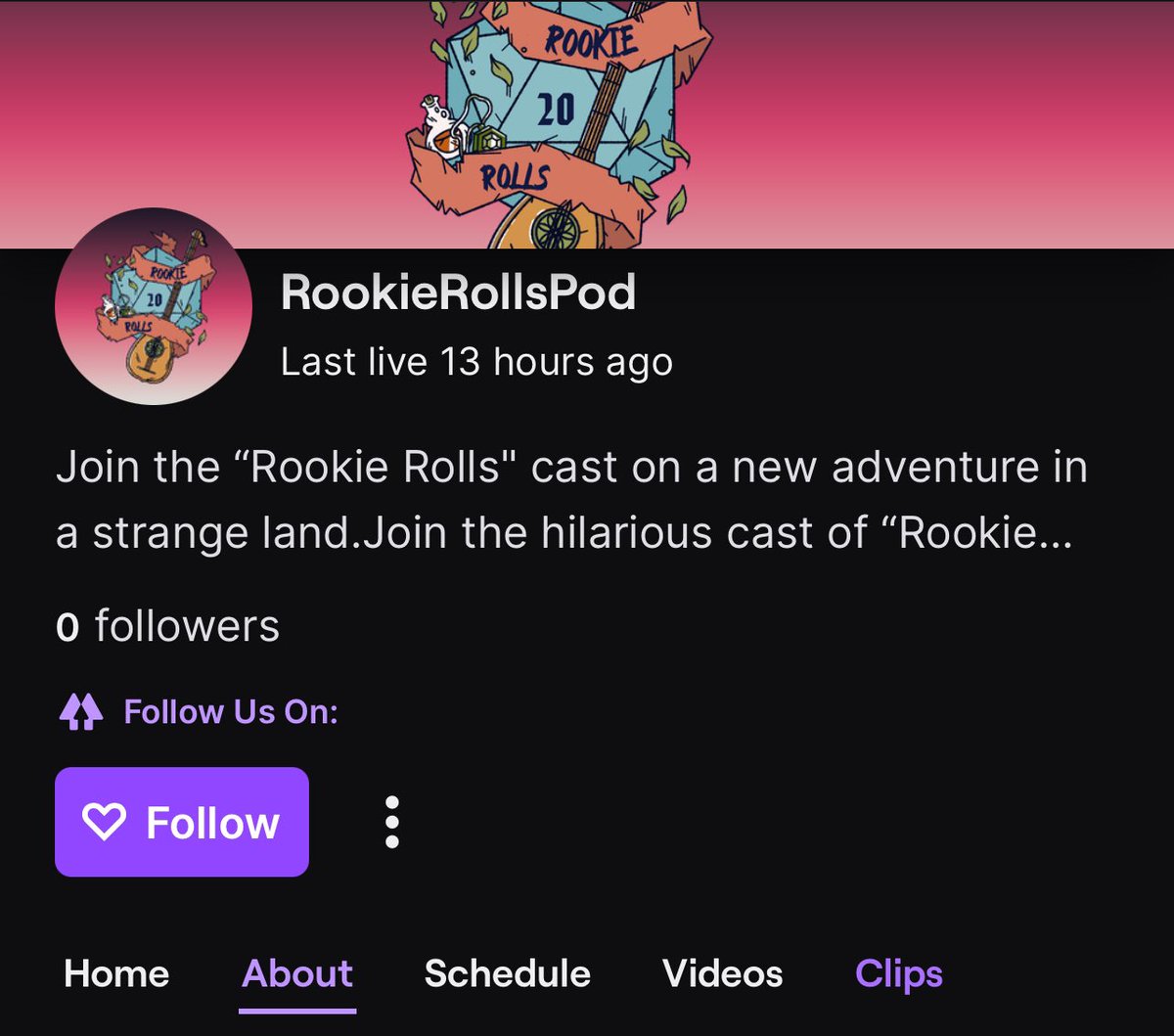 RookieRollsPod's tweet photo. 🚨Exciting update! 🚨

Starting next week Rookie Rolls will stream live on Twitch! 

Head over to https://t.co/fW8ONhM2LR to give us a follow. 

We are so excited to try this new style of production! 

- Team Rookie Rolls https://t.co/B7xdYPUCjU