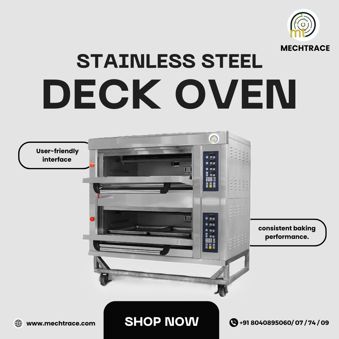 mechtrace's tweet image. Consistent Heat, Perfect Bakes. The Deck Oven for flawless results every time!
Tel - +91 8040895060/ 07 / 74 / 09
mechtrace.com
#DeckOven #ConsistentQuality #BakingPerfection #CommercialBakery