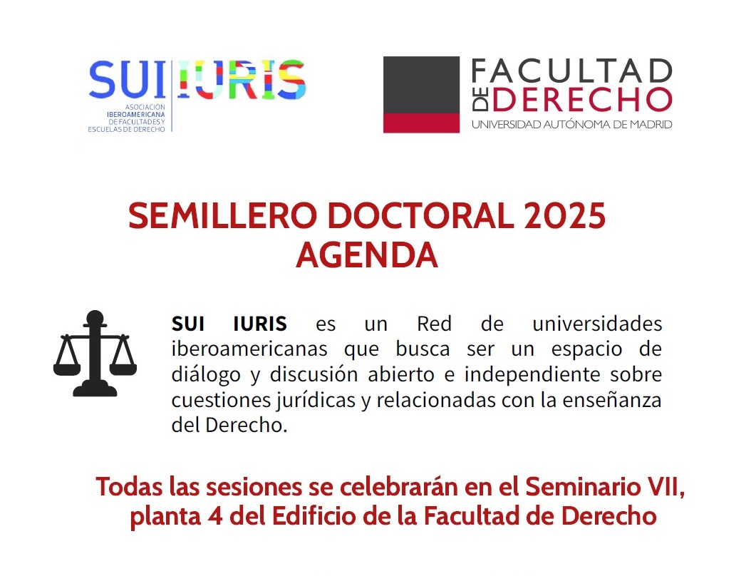 Facultad de Derecho | UAM (@derecho_uam) on Twitter photo Semillero Doctoral 2025
Más información: dauam.sharepoint.com/:b:/s/DERECHO_… Semillero Doctoral 2025
Más información: dauam.sharepoint.com/:b:/s/DERECHO_…