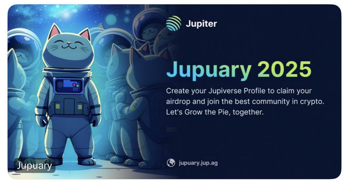 Good Morning and happy Jupuary day! 🪐 

What will you be doing with your allocation? 

Selling or Staking? $JUP $SOL