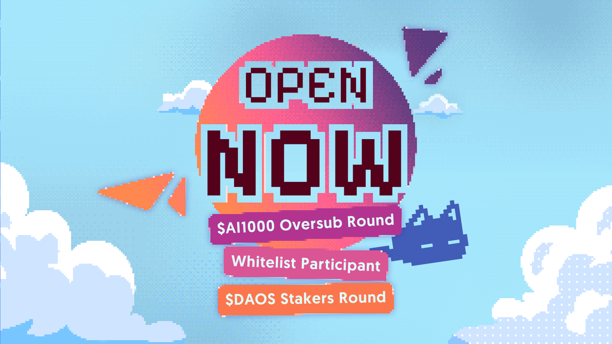 _MeowDao_Sui's tweet photo. 🔥 OPEN NOW!

▶ Whitelist, Stakers, and Oversub Rounds ◀

📌 https://t.co/jQJweAHWIw
⏳ Duration: 1 day or until sold out.

Important Notes:

🔹 Stakers, as core contributors to our ecosystem, will be rewarded with the largest share of allocations.

🔹Unsold $MEOW from these rounds will be allocated to the Public Round.

Let's make your move now! 🐾