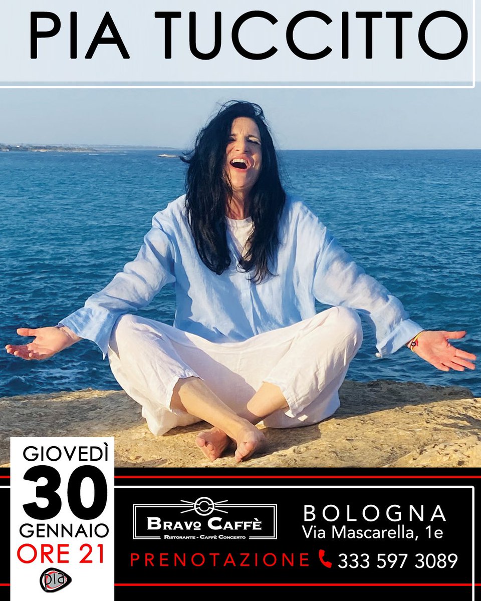 Sono felice di ritrovarvi per un emozionante live 🎸

Giovedì 30 salirò sul palco del Bravo Caffè, accompagnata da grandi musicisti e amici come: Luca Longhini alla chitarra, Pier Luigi Mingotti al basso e Stefano Peretto alla batteria.

See you there! 🤟🏻❤️