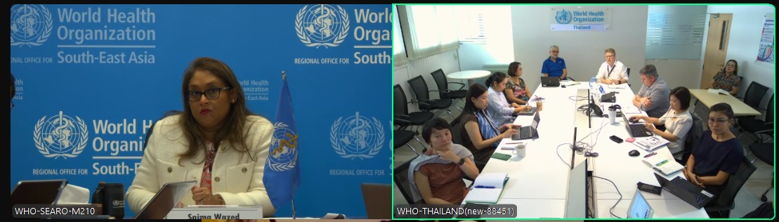 Meeting with <a href="/WHOThailand/">WHO Thailand</a> on their global health leadership and unprecedented commitment to #MentalHealth Exceptional opportunity to work together for viable, sustainable and cost effective models, and incorporating  #mental health in trainings for #healthemergencies.