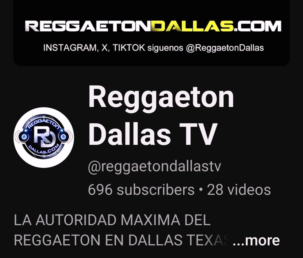 SUSCRIBETE a nuestro canal de #youtube

youtube.com/@reggaetondall…

#puertorico #mexico #cuba #honduras #venezuela #ecuador #costarica #elsalvador #nicaragua #panama #colombia #brasil #peru #chile #españa #italia #austin #sanantonio #houston #perreo #música #radio #reggaeton