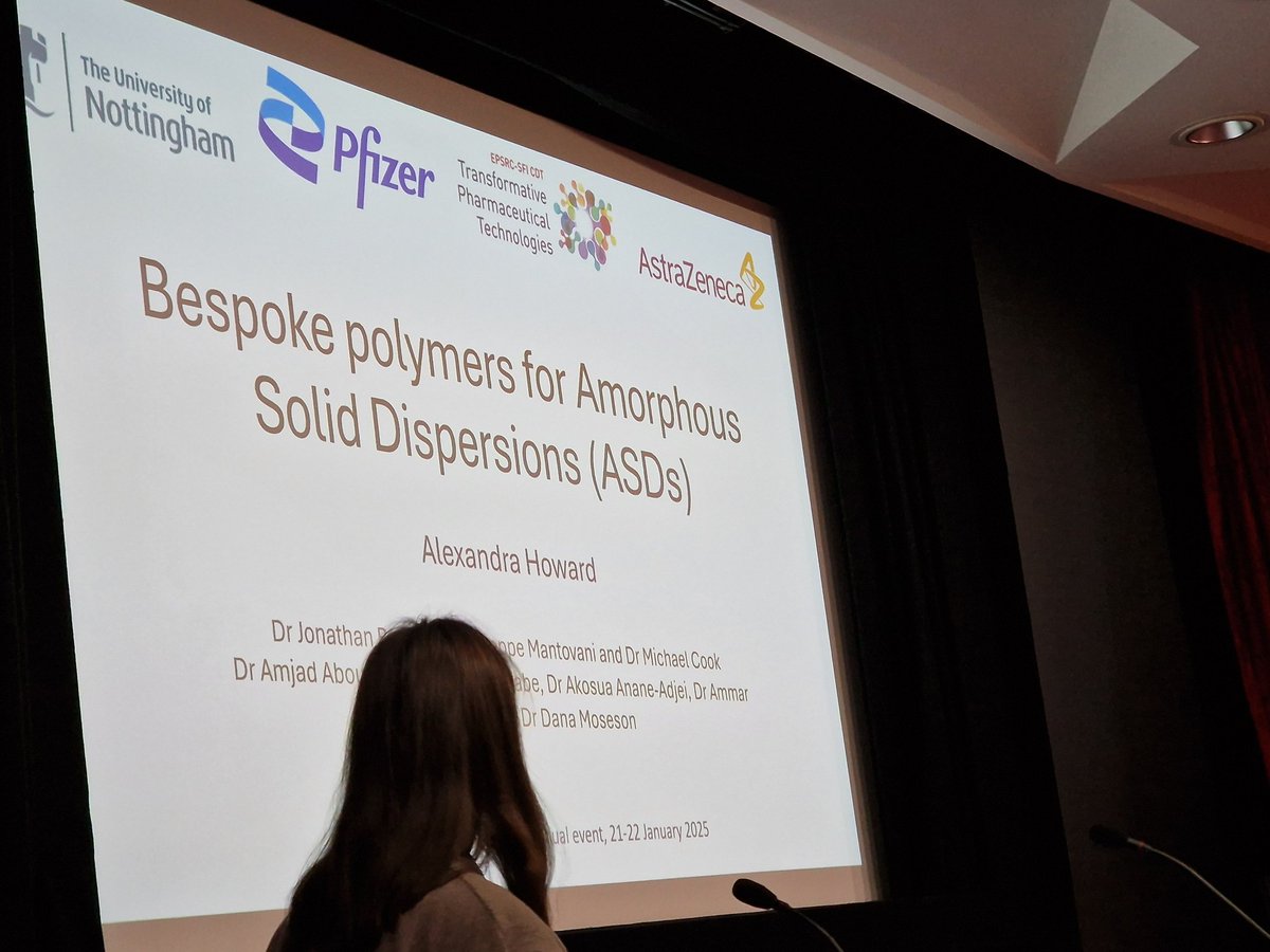 SCI Formulation (@sciformulation) on Twitter photo Alexandra Howard presenting on bespoke polymers for ASDs
#Formulation #SCIFF25 <a href="/SCIupdate/">SCI – Where Science Meets Business💡</a> Alexandra Howard presenting on bespoke polymers for ASDs
#Formulation #SCIFF25 <a href="/SCIupdate/">SCI – Where Science Meets Business💡</a>