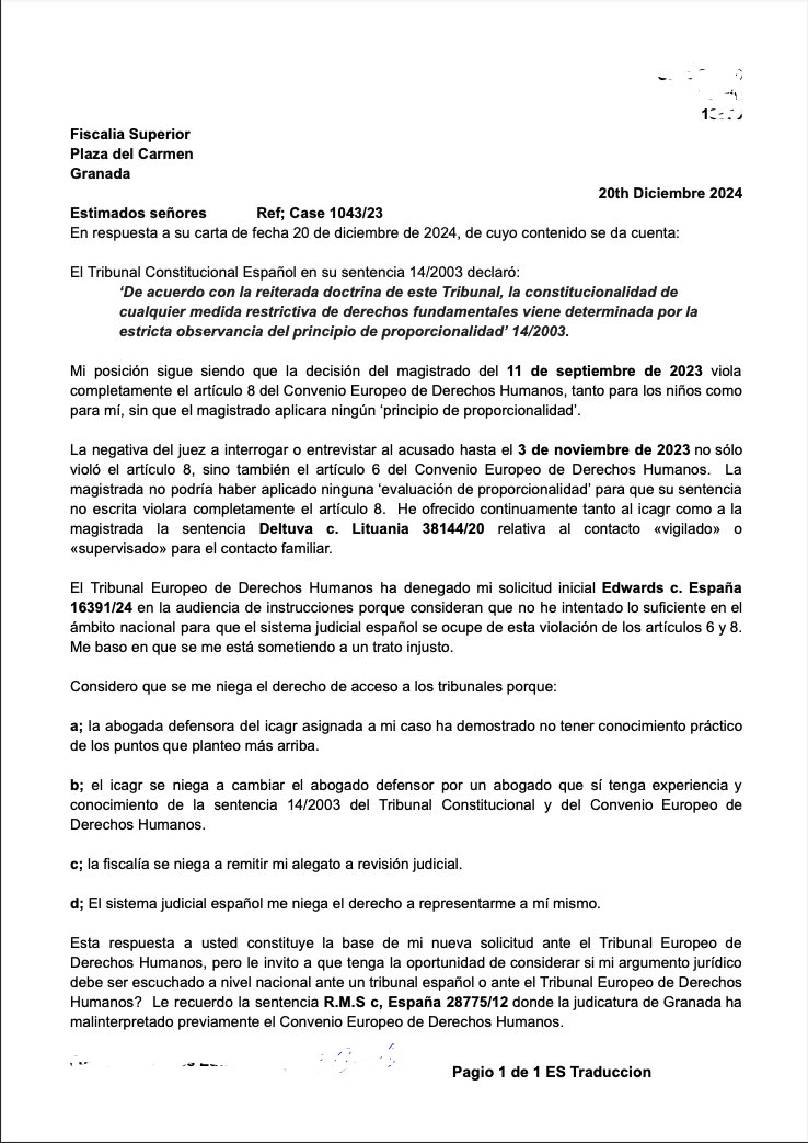 Padres4Justicia's tweet photo. Es esto ignorancia sobre principios de derechos fundamentales y humanos o una mentira del Ilustre Colegio de Abogados de Granada?
#Andalucía #Abogados #Abogacia #Madrid #DerechosConstitución #DerechosHumanos #Espana #ECHR #Justicia #TSJAndalucia #DefensorPuebloE #PoderJudicialEs https://t.co/jFn1Ee9spv
