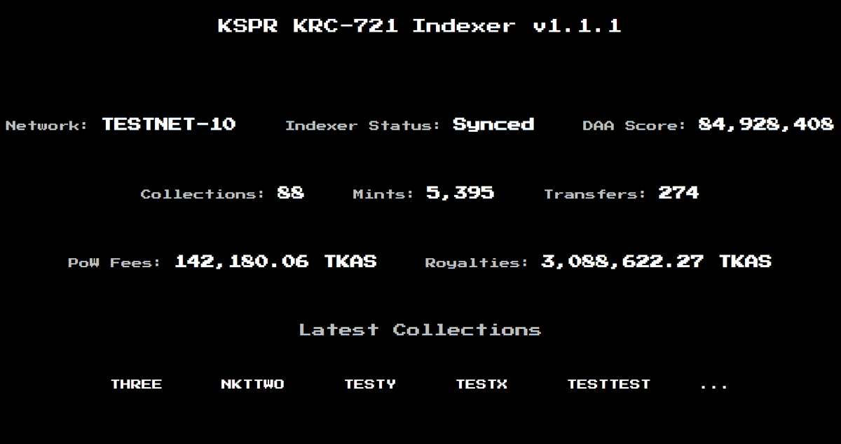 KsprBot's tweet photo. The $KSPR #KRC721 Indexer has been running smoothly so far!

We need as many testers as possible on the #Kaspa Testnet:
➡️https://t.co/WtAQstJL38

Coming Soon to the Bot:
- Marketplace (today)
- Whitelist (tomorrow)
- Scheduled Launch option (Friday)

Let's test and make $KAS history together!
➡️https://t.co/ytwMWahQjl