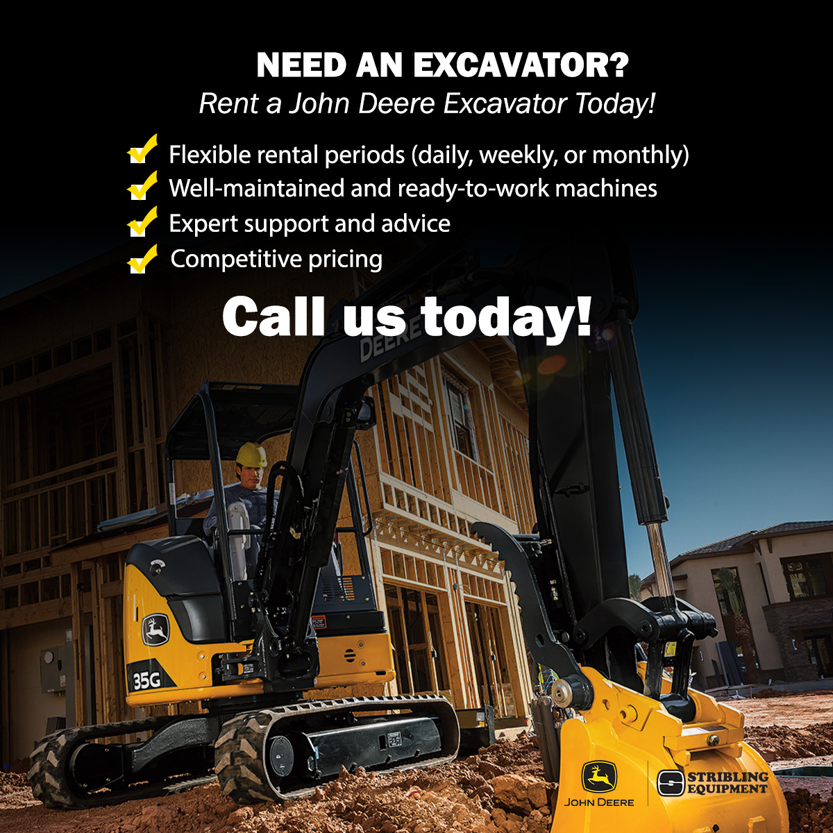 StriblingEquip's tweet photo. Discover the power of rental machines with #StriblingEquipment! Our top-notch rental options are perfect for all your construction needs. Don't wait, call us now and experience the difference!

#rentalequipment #johndeere #construction

https://t.co/h7QAGrx6y0 https://t.co/nxYbbl16OA