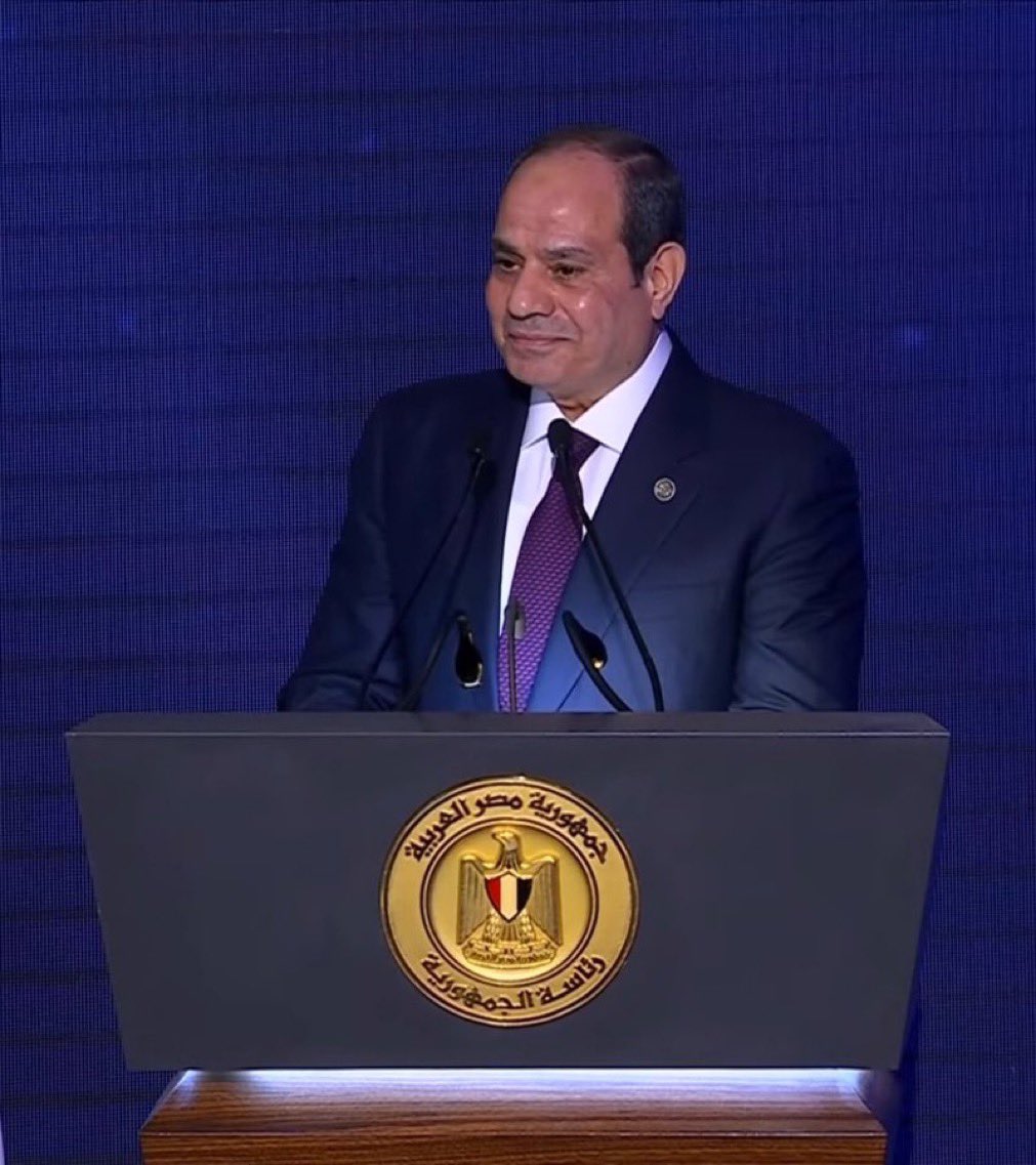 Aabuhamar's tweet photo. President @AlsisiOfficial in the celebrations of the 73rd #Police_Day : No one can intimidate Egypt 🇪🇬
- President AlSisi: #Egypt is intact and no one can touch on us.
- President AlSisi: Egypt has categorically rejected the displacement of Palestinians to safeguard the Palestinian cause 🇵🇸