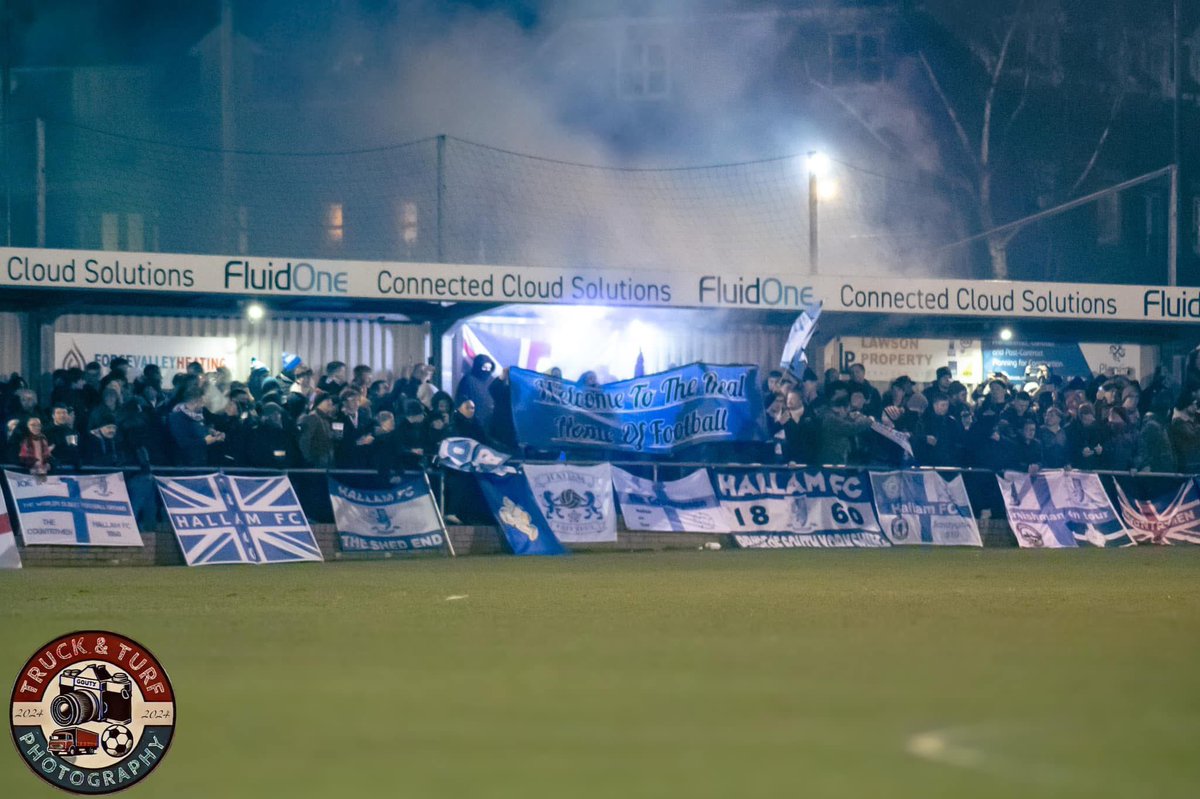 Awaydays23's tweet photo. The worlds oldest derby was once again played between @HallamFC1860  and @sheffieldfc  last night with an incredible attendance of 1,496 at the match 👏 https://t.co/aFm0W1SIEA